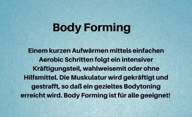 Body Forming ONLINE