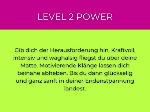 Yoga Level 2 POWER